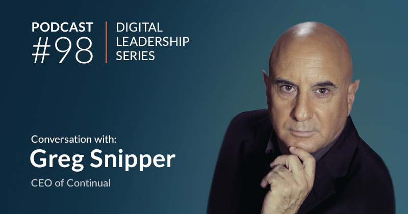Momenta Partners Digital Industry Leadership Podcast #98 - Greg Snipper