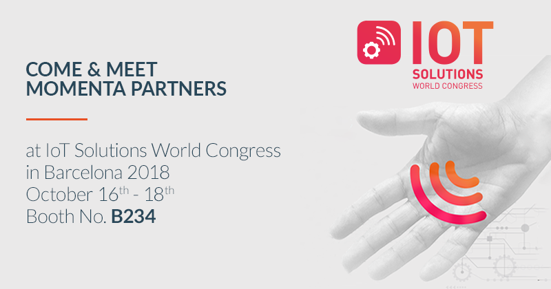 Meet Momenta Partners at IoT Solutions World Congress in Barcelona