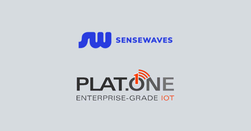 SENSEWAVES and PLAT.ONE Bring Real-Time Analytics to the Industrial IOT